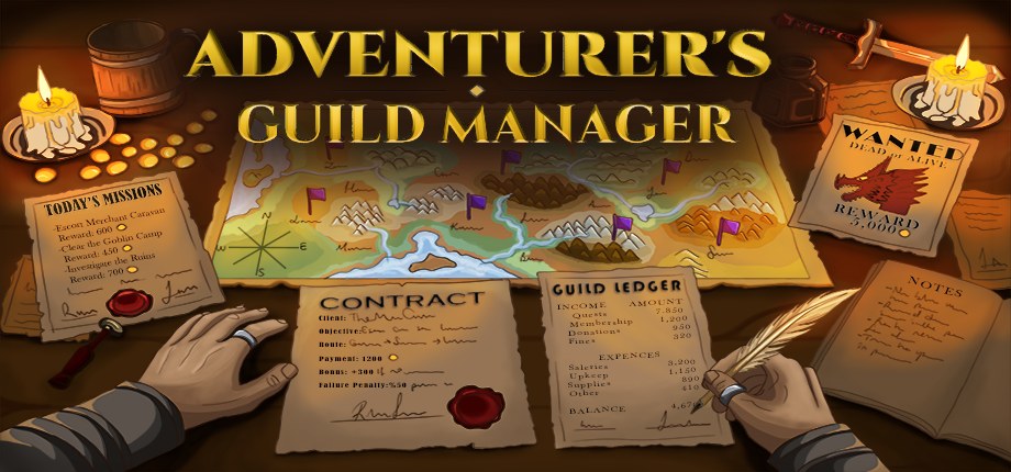 Adventurer's Guild Manager key art